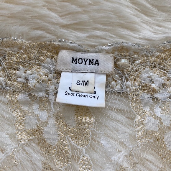 BHLDN First Light Capelet Gold S/M - Picture 10 of 11